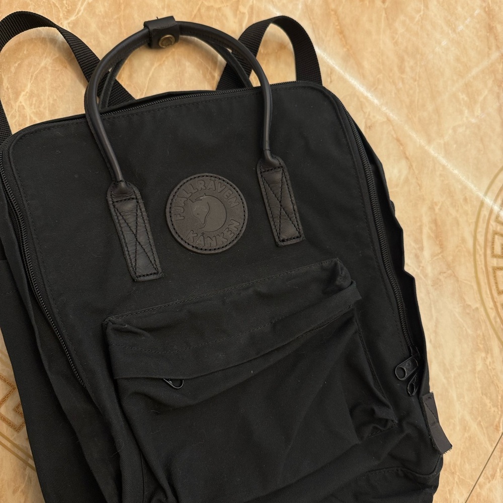 Fjallraven Black Backpack